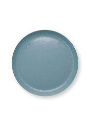 schaal-metaal-donker-blauw-rond-pip-studio-woon-accessoires-50-cm