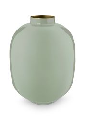 vase-metall-grun-rund-pip-studio-wohn-accessoires-32-cm