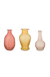 vase-set/3-rosa-glas-medium-pip-studio-wohn-accessoires-14,5x17x18-cm