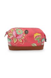 Cosmetic-purse-medium-red-floral-jambo-flower-pip-studio-22,5x9,5x15
