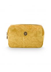 cosmetic-bag-origami-tree-yellow-velvet-small-20x10x12-cm