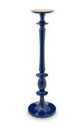 porzellan-Kerzenhalter-blau-weiss-royal-stripes-collection-pip-studio-70-cm