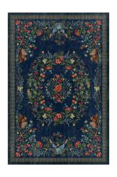 Teppich-botanische-print-dunkelblau-fall-in-leaf-pip-studio-155x230-185x275-200x300