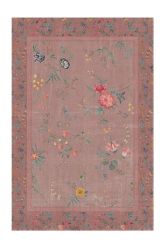 vloerkleed-bloemen-roze-fleur-grandeur-by-pip-studio-khaki-155x230-185x275-200x300