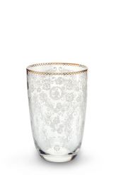 Floral longdrink glass
