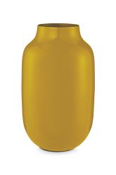 Vase-oval-yellow-metal-pip-studio-30-cm