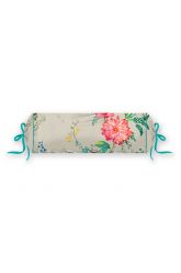 cushion-khaki-floral-neck-roll-cushion-decorative-pillow-fleur-grandeur-pip-studio-22x70-cotton 