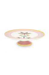 Taart-schaal-30,5-cm-roze-gouden-details-la-majorelle-pip-studio