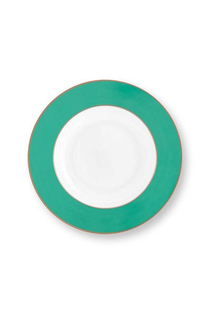 deep-plate-pip-chique-gold-green-23.5-cm-fine-bone-china-pip-studio