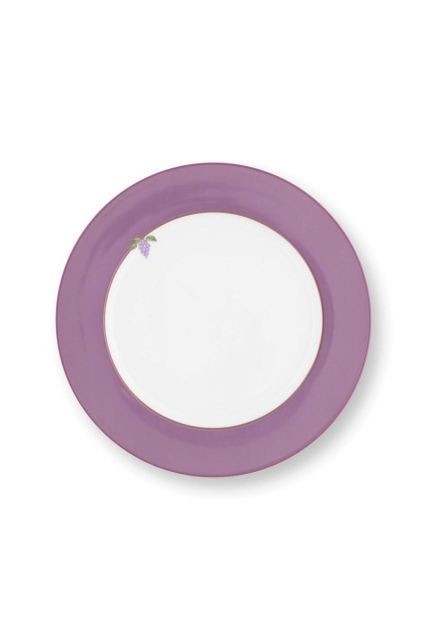 lily-lotus-dinerbord-lila-26-5cm-uni-porselein-pip-studio