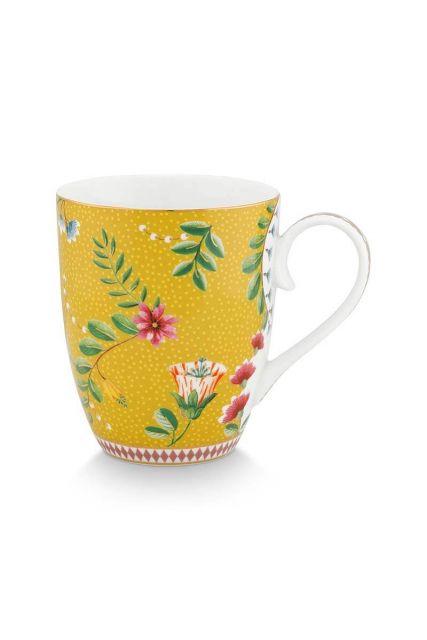 tasse-gross-la-majorelle-gelb-350-ml-blumen-porzellan-pip-studio