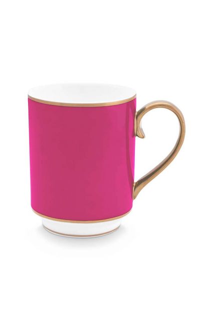 mok-large-met-oor-pip-chique-goud-roze-350-ml-bone-china-pip-studio