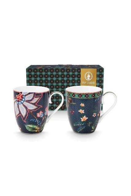 Pip-Studio-Set/2-Mugs-Large-Berry-Blues