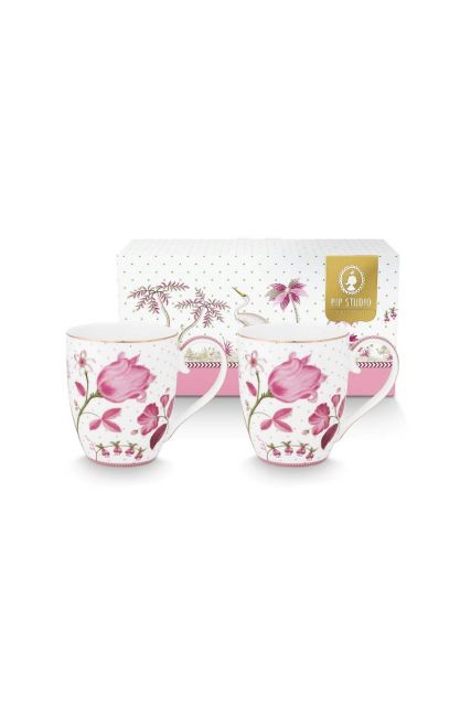 Pip-Studio-Set/2-Mugs-XL-Jolie-Tulip-Pink