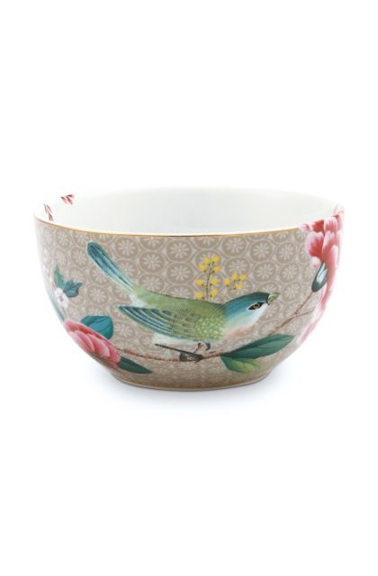 schüssel-khaki-blumen-vögel-drunken-blushing-birds-pip-studio-12-cm