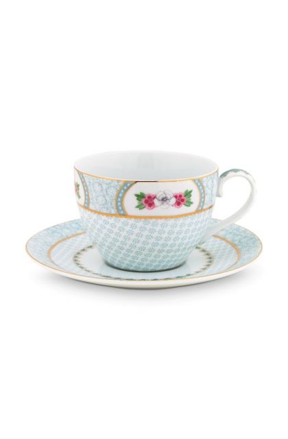 cappuccino-cup-&-saucer-white-botanical-print-blushing-birds-pip-studio-280-ml