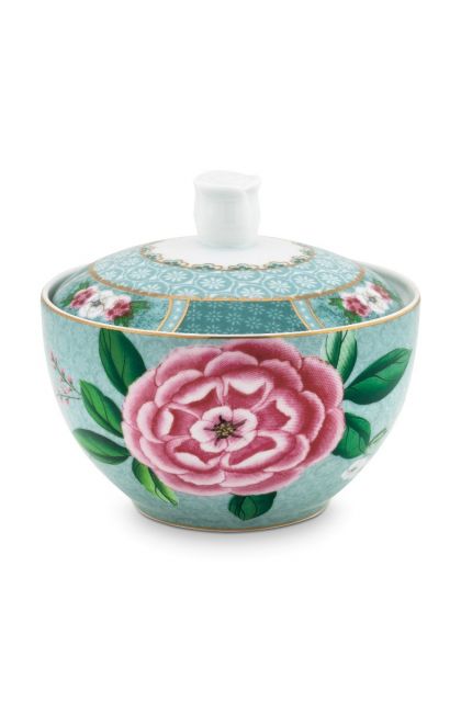 Sugar-bowl-blue-flower-print-blushing-birds-pip-studio-300-ml-51.008.033