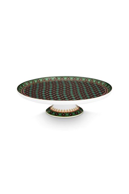 Pip-Studio-Mini-Cake-Tray-Clover-Green-21cm