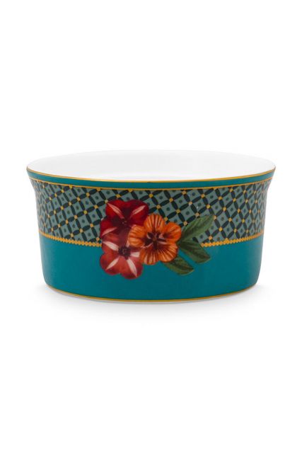 Ramekin-rond-groen-gouden-details-winter-wonderland-pip-studio-8,7x4,3-cm