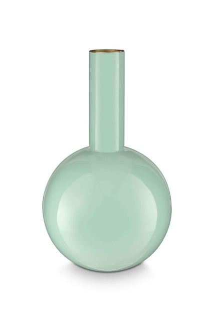 Pip-Studio-Vase-Metal-Medium-Blue-33cm