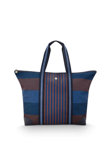 Pip-Studio-Tilda-Tote-Bag-Large-Streep-Blauw