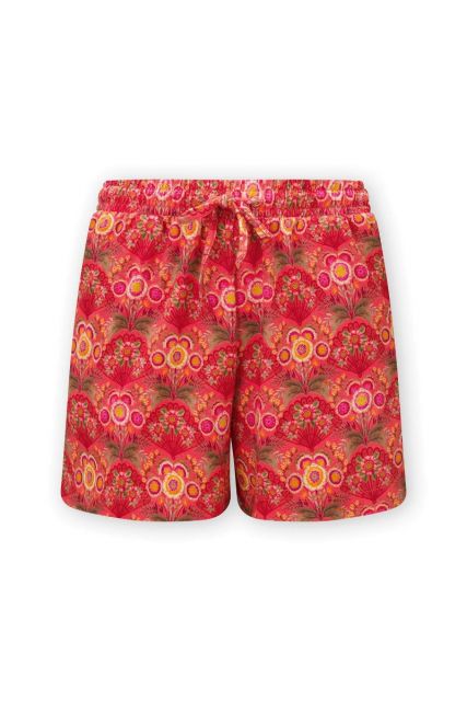 Pip-Studio-Kurze-Hose-Fiesta-de-Flamencos-Rot-Bekleidung