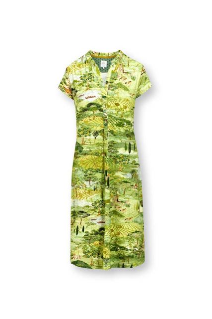 dalia-short-sleeve-nightdress-toscana-green-tuscany-landscape-trees-houses-viscose-elastane-pip-studio-homewear-xs-s-m-l-xl-xxl