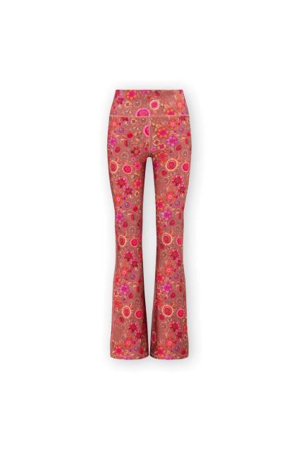 Pip-Studio-Lange-Uitlopende-Sport-Legging-Señorita-Pip-Donker-Roze-Damesmode