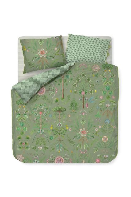 Pip-Studio-Duvet-Cover-Set-Bamboleo-Green