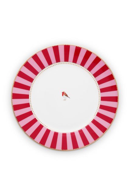 dinner-plate-love-birds-in-red-and-pink-with-bird-26,5-cm