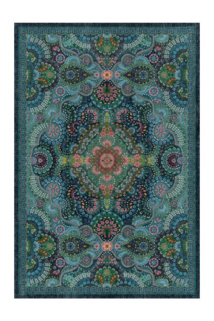 Carpet-bohemian-dark-blue-floral-moon-delight-pip-studio-155x230-200x300