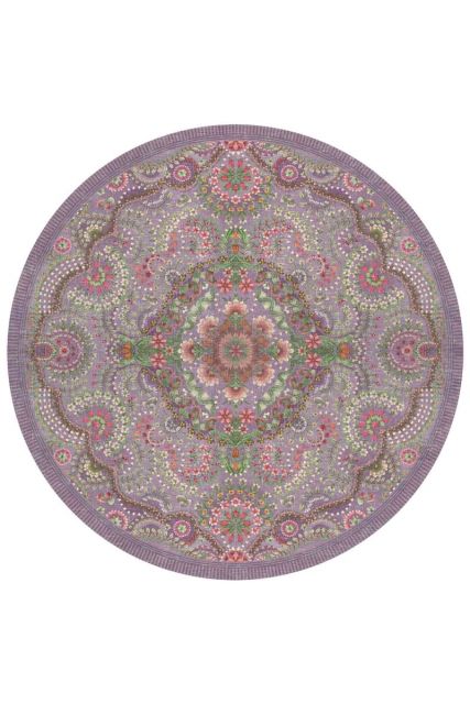 Pip-Studio-Round-Carpet-Moon-Delight-by-Pip-Lilac-Cotton