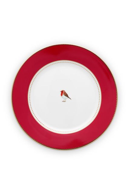 früstück-teller-21-cm-rot-goldene-details-love-birds-pip-studio