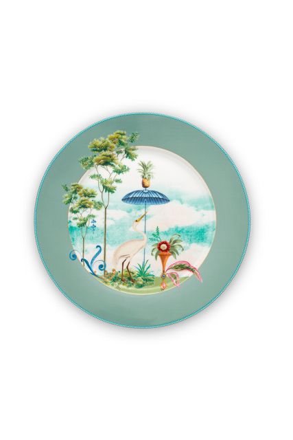 porcelain-plate-jolie-blue-21-cm-6/36-palmtrees-pip-studio-51.001.250