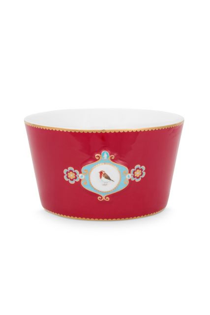 bowl-love-birds-in-red-with-bird-15-cm