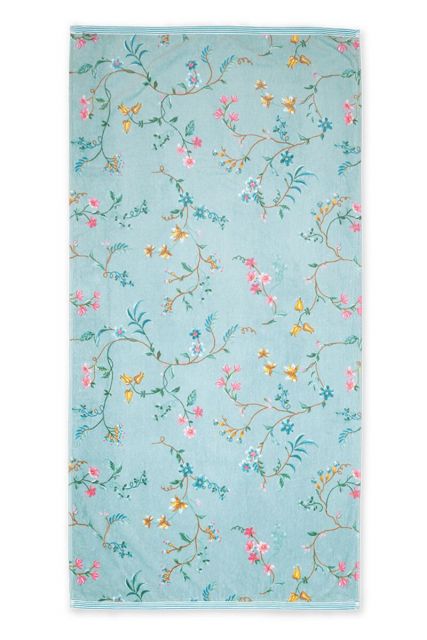 Bath-towel-xl-floral-blue-70x140-les-fleurs-pip-studio-cotton-terry-velour