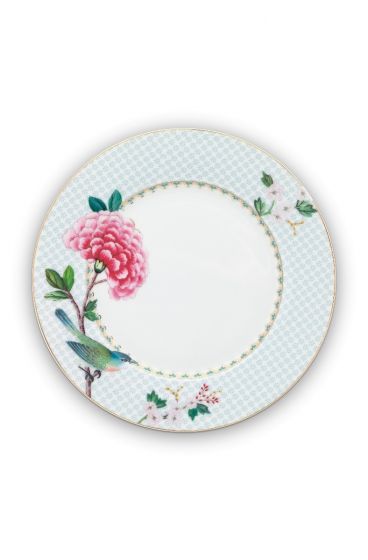 Blushing Birds Breakfast Plate white 21 cm