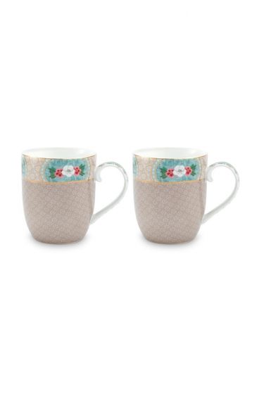 mokken-klein-set-van-2-khaki-botanische-print-blushing-birds-pip-studio-145-ml