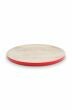 Blushing Birds Wooden Plate Red 30 cm