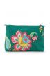 Cosmetic-bag-combi-green-floral--jambo-flower-pip-studio-24/17x16,5x8-PU