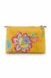 Cosmetic-bag-yellow-floral -jambo-flower-pip-studio-24/17x16,5x8-PU