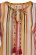 Kleid mit 3/4-Ärmeln Jambo Rainbow Stripe Multi