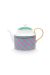 Pip Chique Stripes Theepot Groot Roze/Groen