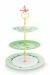 Jolie Cake Stand 3 levels Green