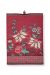 theedoek-flower-festival-donker-roze-katoen-bloemen-print-pip-studio-50x70-cm