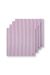 Stripes Set/4 Napkins Lilac