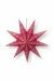 Christmas Star Paper Overall Print Red 60cm