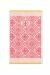 Gastendoek-donker-roze-bloemen-30x50-jacquard-check-pip-studio-katoen-terry-velour