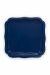 Square Tray Enamelled Blue