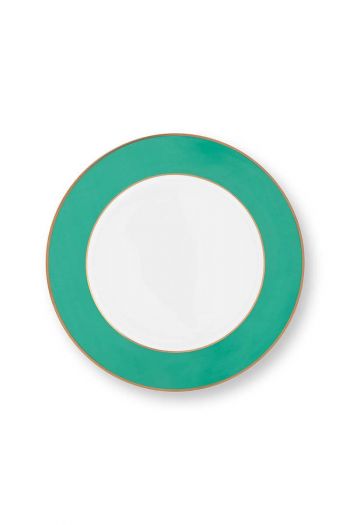 plate-pip-chique-gold-green-23-cm-fine-bone-china-pip-studio